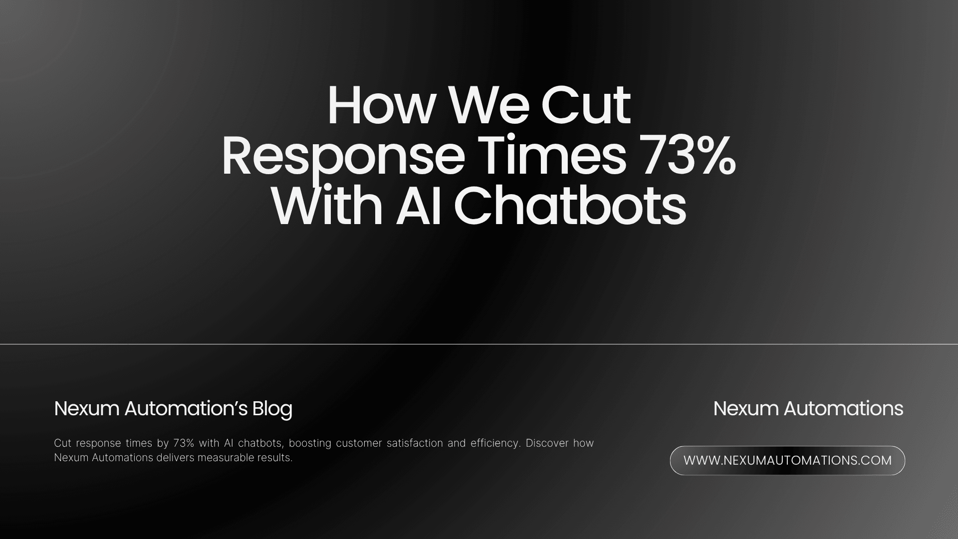 Cómo Redujimos los Tiempos de Respuesta 73% con Chatbots de IA Cómo Redujimos los Tiempos de Respuesta 73% con Chatbots de IA